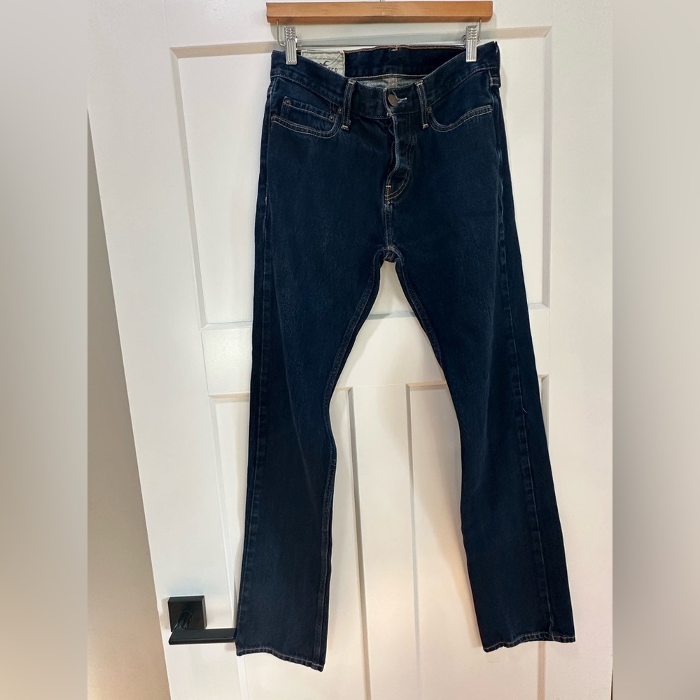 Hollister Men's Deep Indigo Skinny Jeans